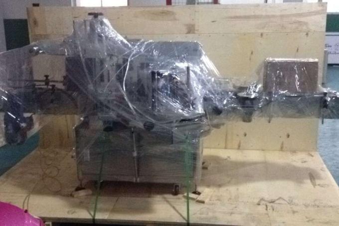 ایلومینیم کھوٹ اوپی شیشی لیبلنگ مشین گول بوتل ، صنعتی لیبلنگ مشین