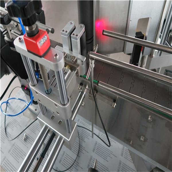 معیاری خودکار راؤنڈ بوتل لیبلنگ مشین سامنے اور پیچھے