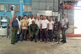 فروخت کی تنصیب کی مشینری کے بعد