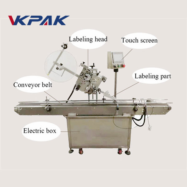 الیکٹرک آئی آٹومیٹک فلیٹ سطح کی لیبل اپلیکیٹر لائٹر لیبلنگ مشین