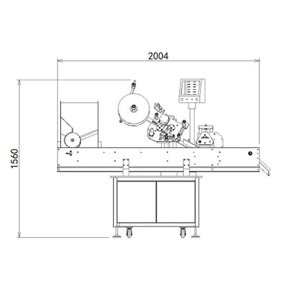 چھوٹی بوتل کے لئے تیز رفتار مکمل خودکار شیشی لیبلنگ مشین