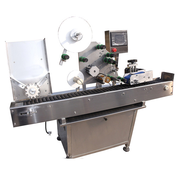 ٹورنبل کے ساتھ چھوٹے گول بوتل شیشی اسٹیکر لیبلنگ مشین