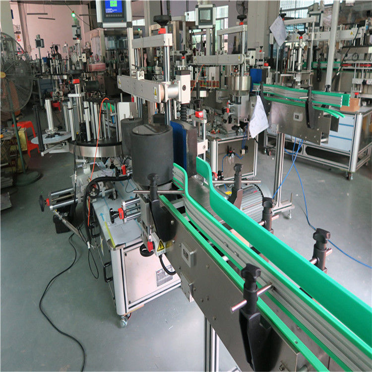 چین ڈبل سائڈ سیلف چپکنے والی اسٹیکر بوتل لیبلنگ مشین 190 ملی میٹر اونچائی زیادہ سے زیادہ فراہم کنندہ