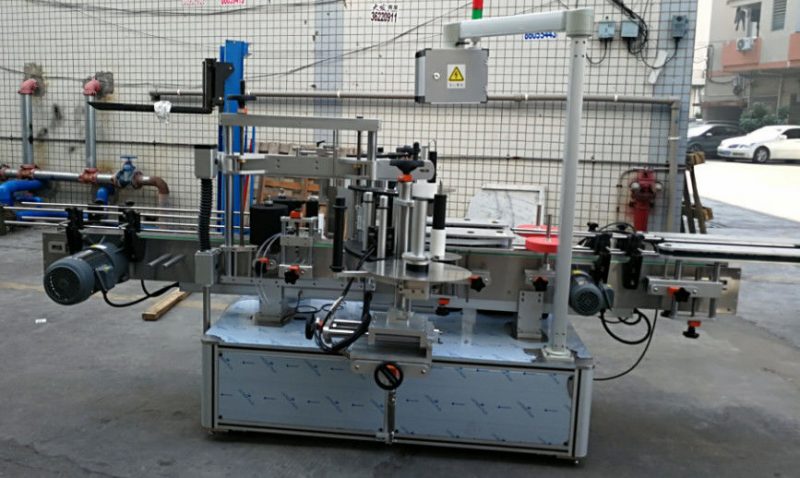 چین ڈبل سائیڈ اسٹیکر بیضوی اوول بوتل آٹومیٹک لیبلنگ مشین 1200W سپلائر